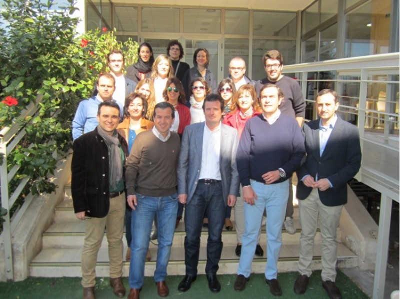 Els populars alcoians amb Pepe Císcar /AM