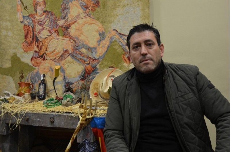 Fernando Muñoz, a la seua filà / RCM