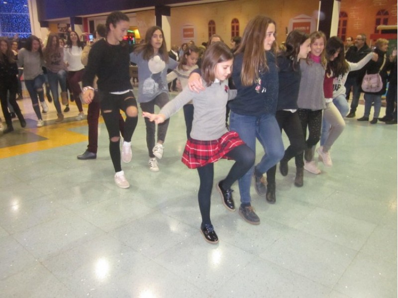 Imatge del flashmob d'Irene Alba