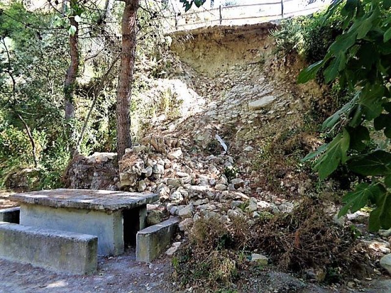 Imatge de la solsida a Serelles, facilitada per Guanyar Alcoi