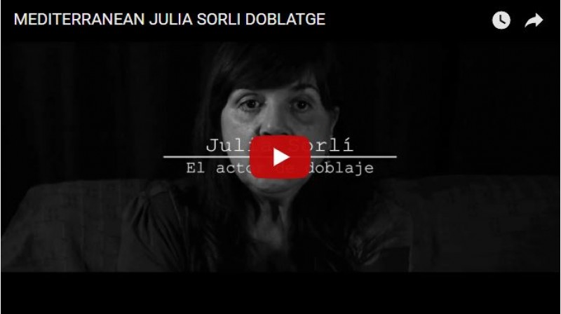 Julia Sorlí, la 'veu' de Schin Chan, impartirà un curs de doblatge a Mediterranean Acting de Muro