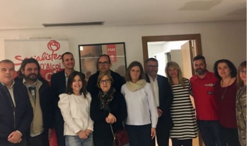 La nova executiva / PSOE Alcoi