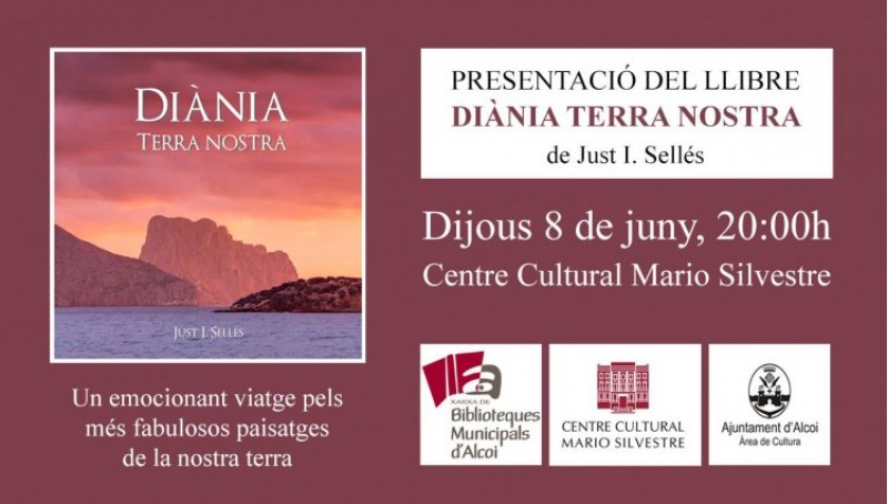 Targeta de presentació de 'Diània terra nostra' al Centre Cultural d'Alcoi./ AM