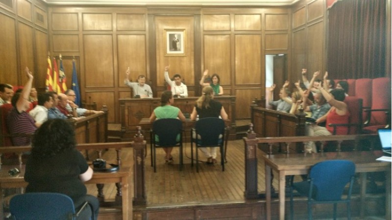 El moment de la votació en el plenari extraordinari del 21 de juliol de 2016/AM