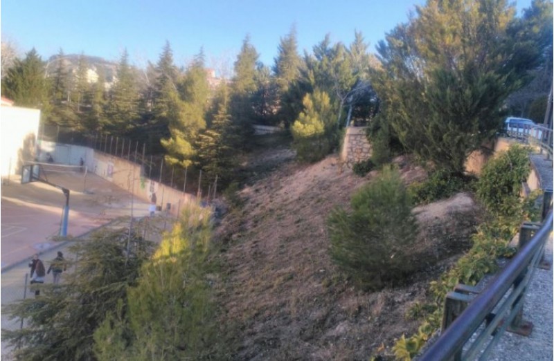 Un dels llocs on s'ha actuat ha sigut prop del Pare Vitòria / Ajuntament