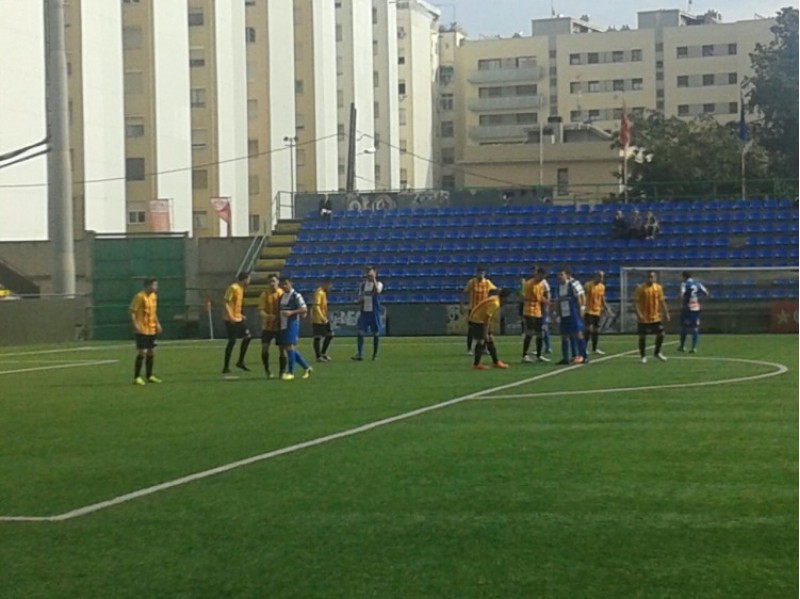 Moment del partit al Narcis Sala / AM