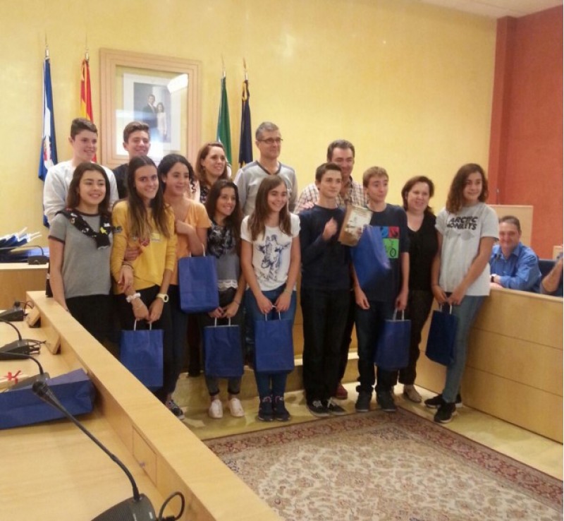Els Alumnes de l'IES Andreu Sempere a l'Ajuntament d'El Viso de Alcor / IES Andreu Sempere