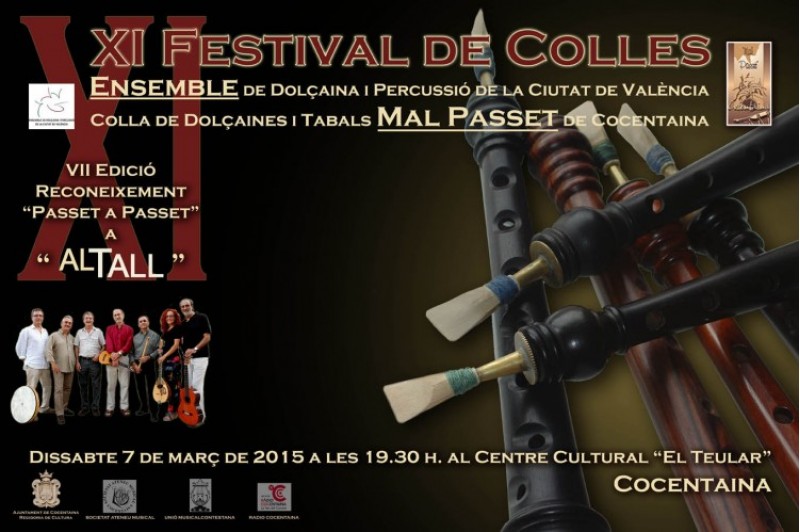 Cartell de l'XI Festival de Colles