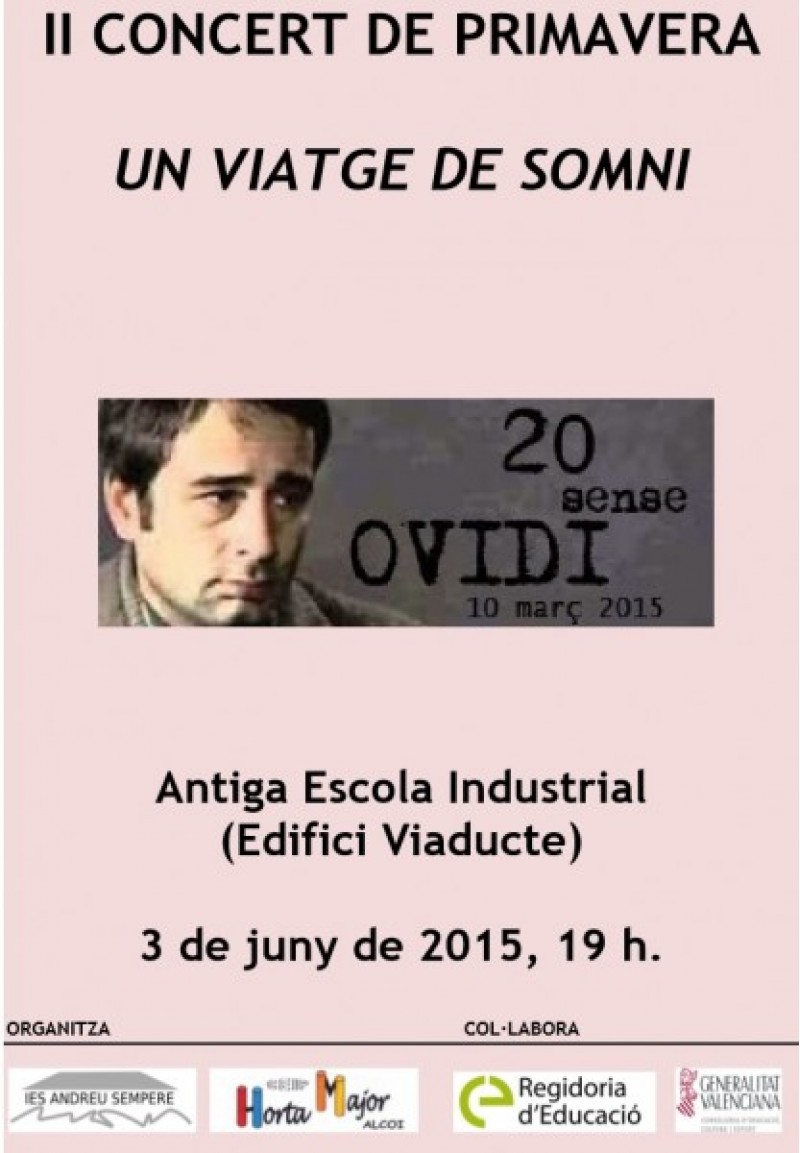 Cartell del concert. 