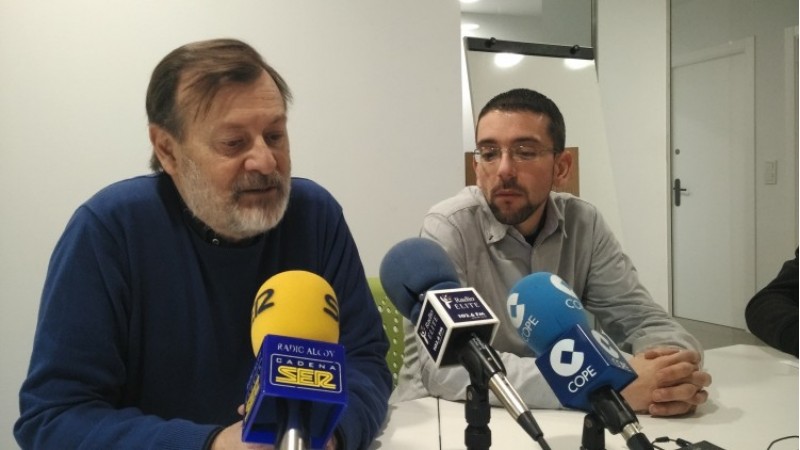 El president de la Mancomunitat Manolo Gomicia, i l'alcalde de l'Orxa Arnaldo Dueñas/AM