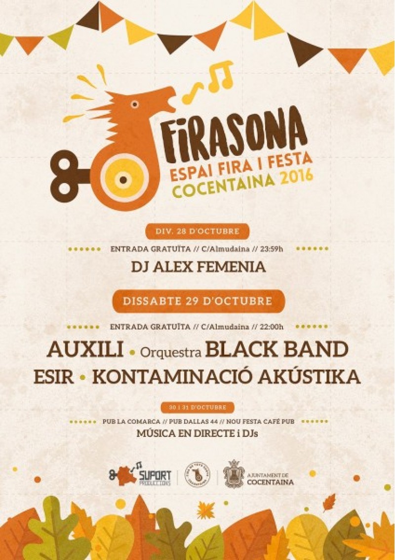 Novetats d'oci per a la Fira de Tots Sants de Cocentaina 2016