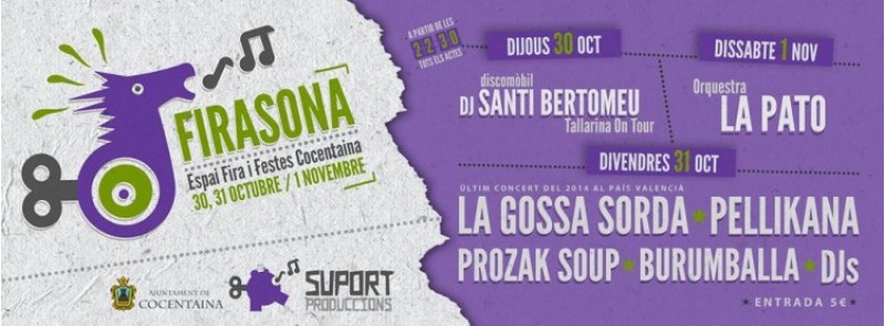 Cartell complet del FiraSona./ AM