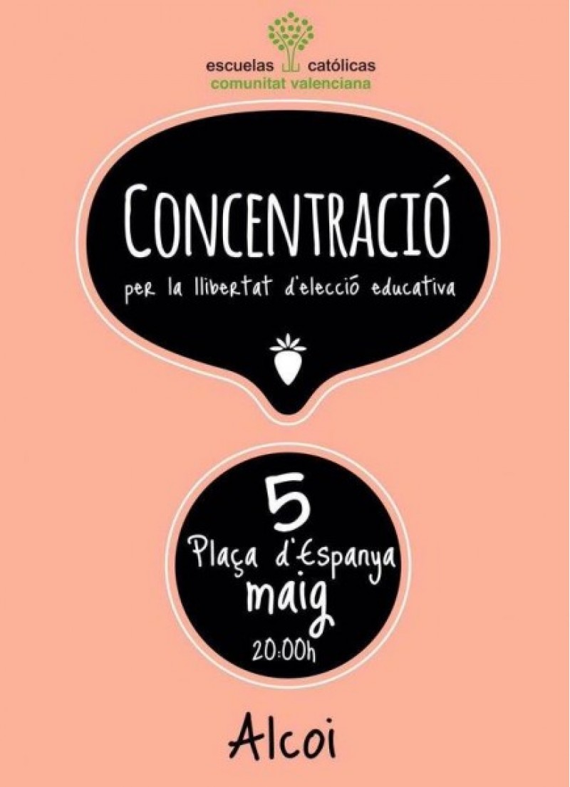 Cartell de la concentració convocada