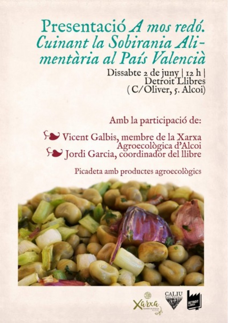 Llibre ‘A mos redó. Cuinant la sobirania alimentària al País Valencià’