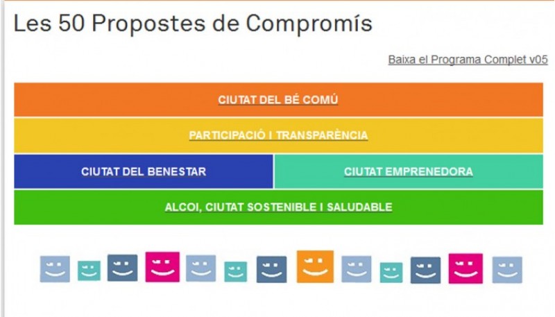 Els cinc eixos del programa electoral de Compromís Alcoi