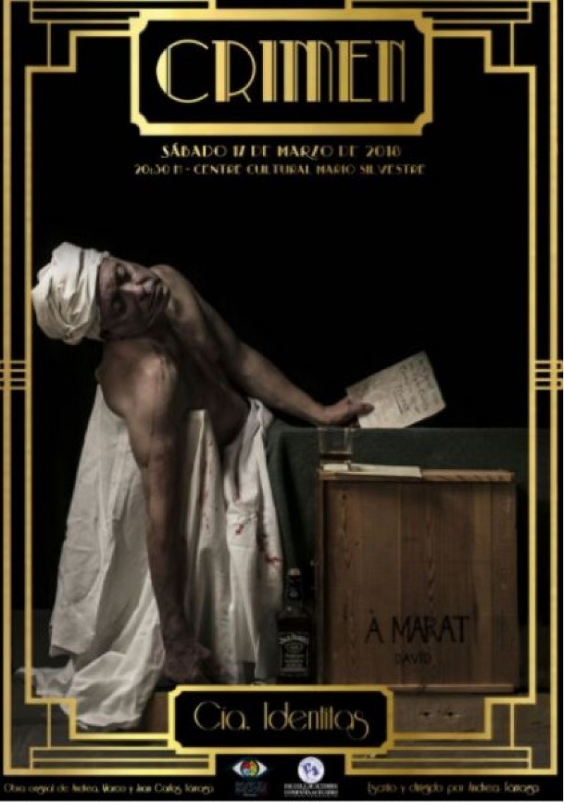 Cartell on s'indica que Identitas actuarà al Centre Cultural