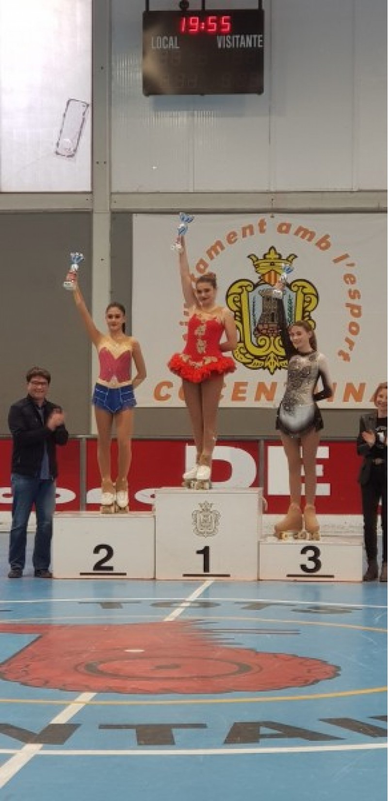 Les patinadores de l'Alcoià i El Comtat brillen en el Provincial