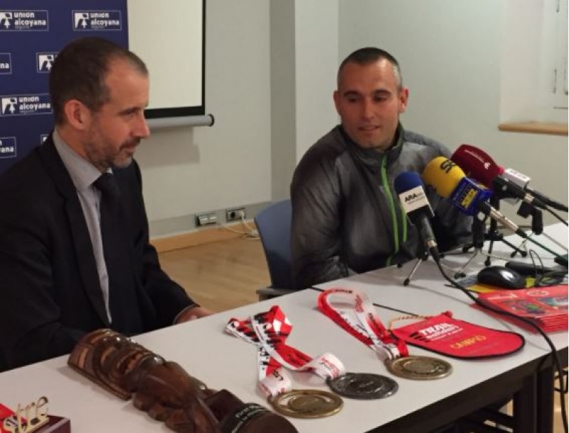Enrique Jorge Rico i Vicente Juan García a Unión Alcoyana Seguros / R. Lledó 