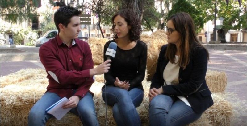 Entrevista a Mariona Carbonell i Mireia Estepa abans de la Fira
