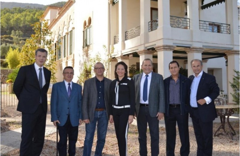 Indiria, amb el director general, i altres personalitats /AM