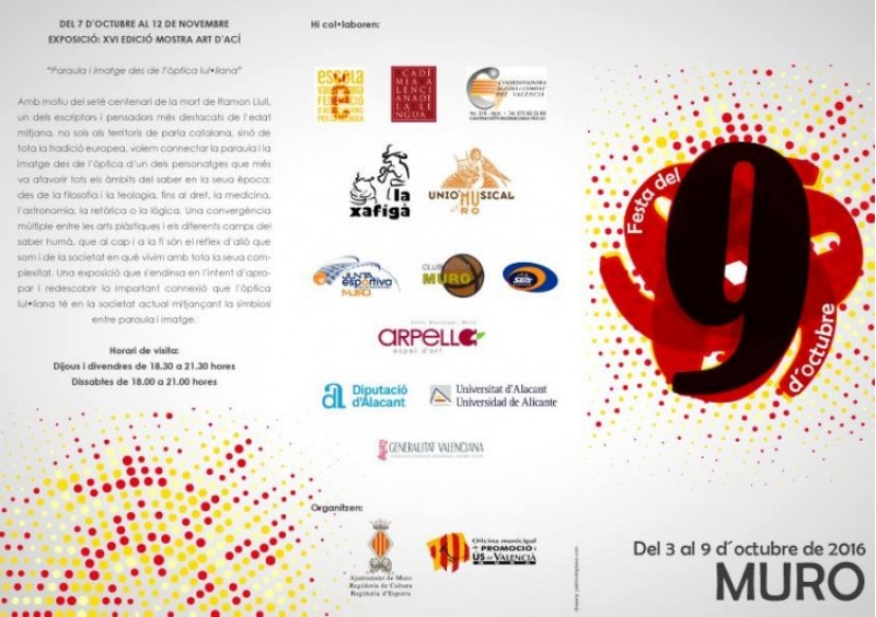 Programació 9 d'octubre a Muro