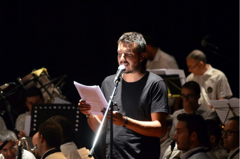 Andreu Valor llegint el manifest / RCM