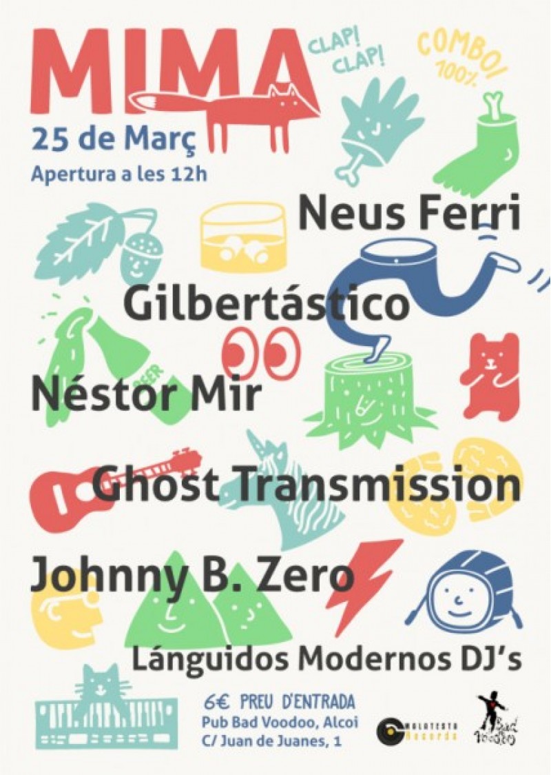 Cartell del MIMA Festival, obra de SoySoft./ AM