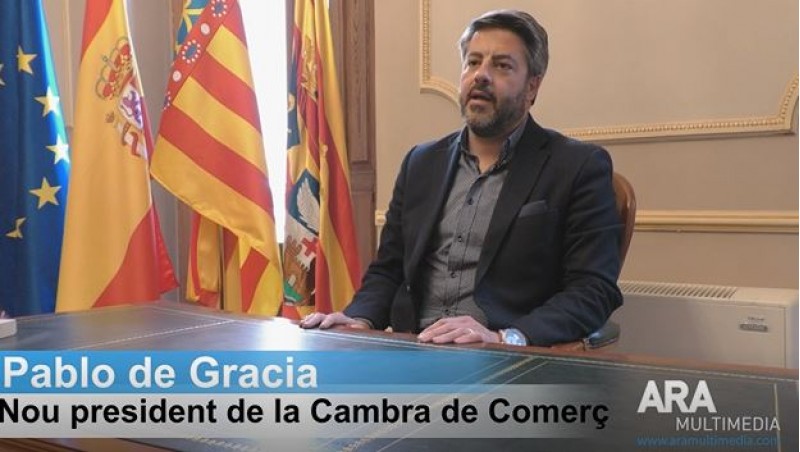 Pablo de Gracia, nou president de la Cambra de Comerç d'Alcoi: 