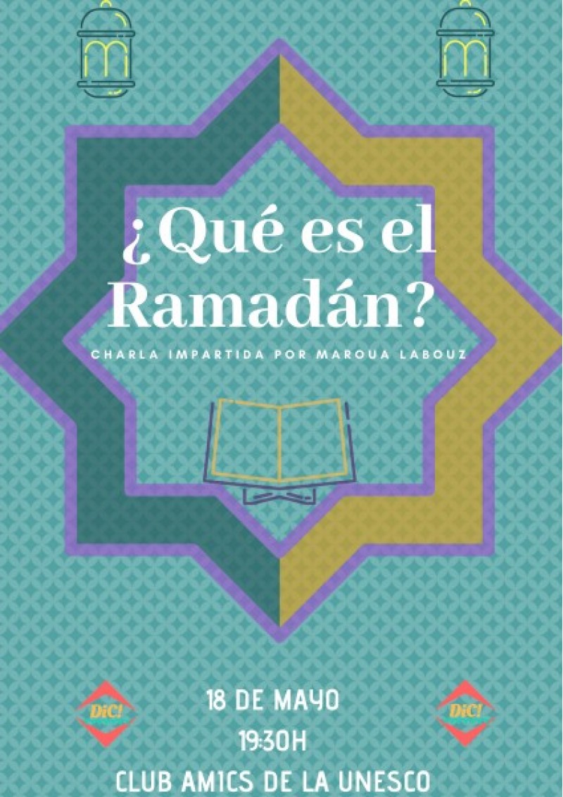 Presentació del projecte 'Diàleg Intercultural (DiC!) Alcoi' i xarrada sobre el Ramadà / cartells