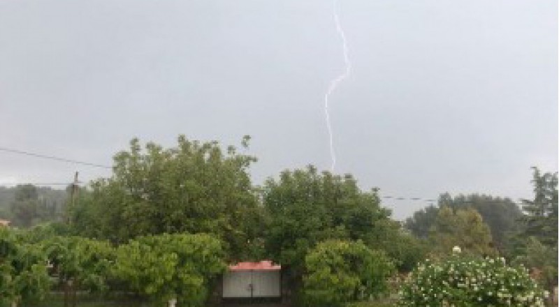 Un llamp en el Baradello d'Alcoi