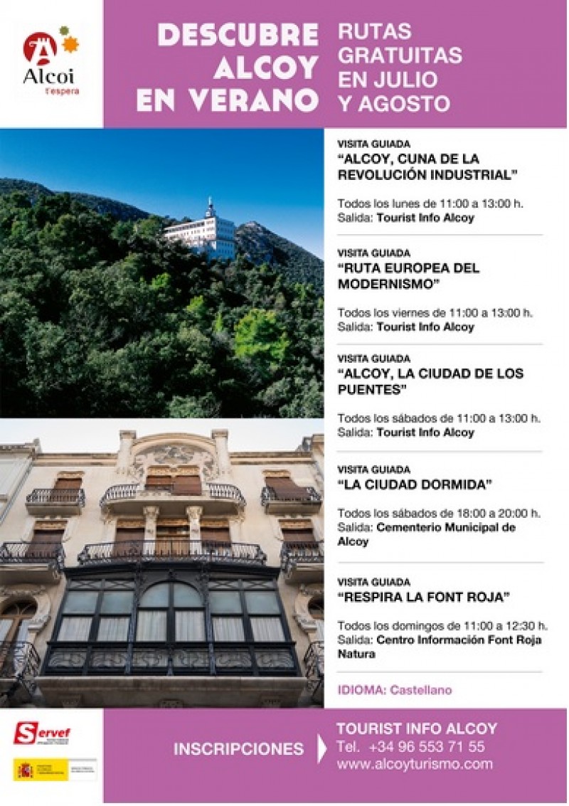 Rutes per a conèixer tots els encants d’Alcoi