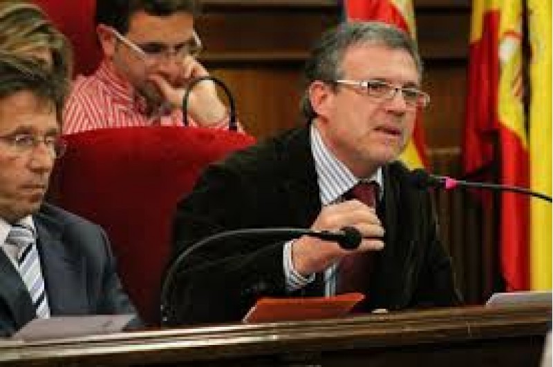Imatge d'arxiu de Jorge Sedano en un ple del consistori/AM