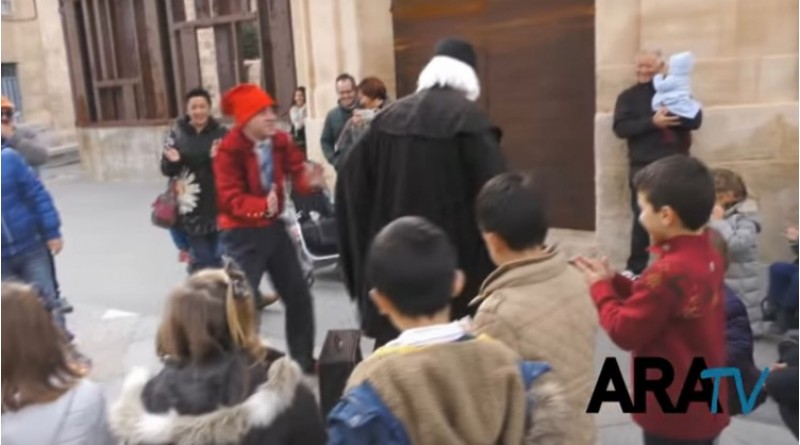 Un mometn de la ruta per Alcoi amb Tiristi, en l'edició de l'any passat