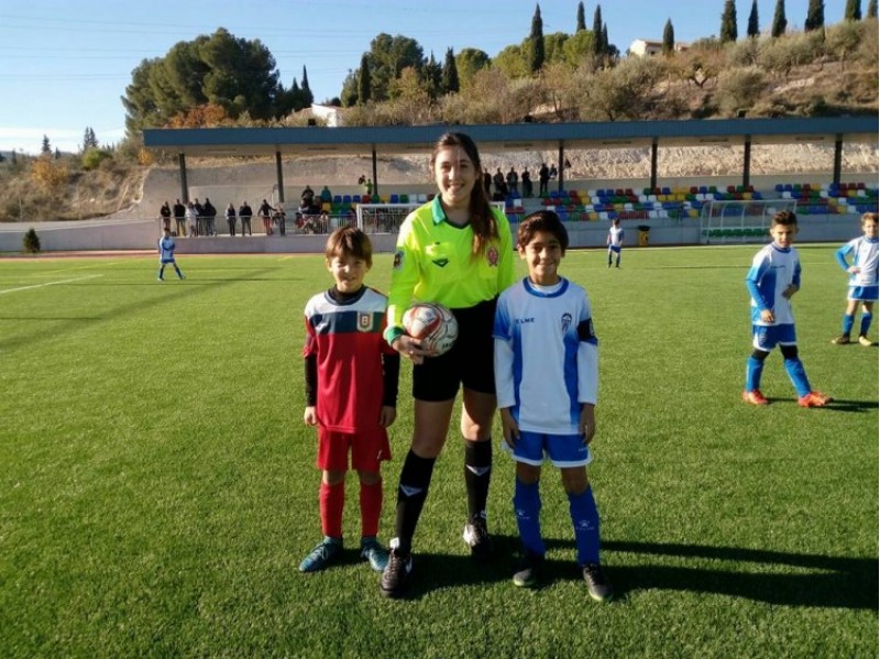 Una de les joves àrbitres / Associació d'Àrbitres d'Alcoi
