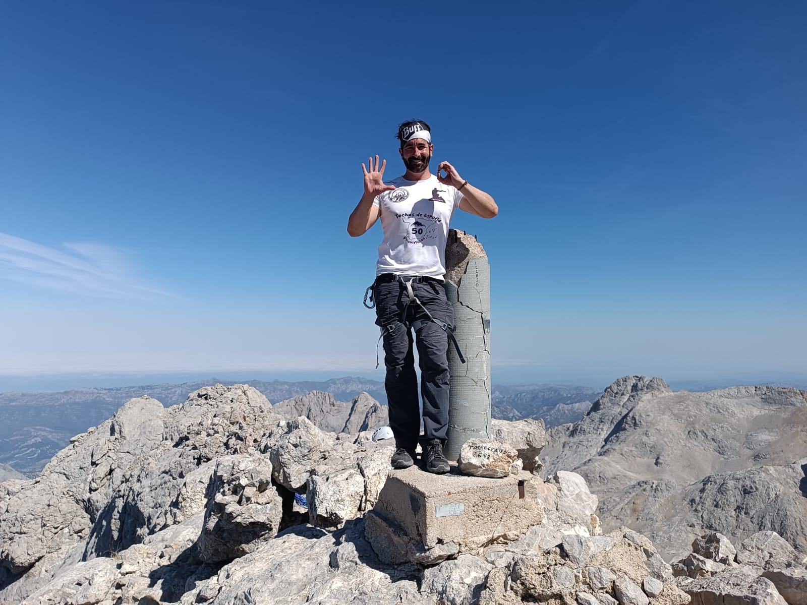 Torrecerredo, el cim que ha completat el repte d'Álex Pastor. 