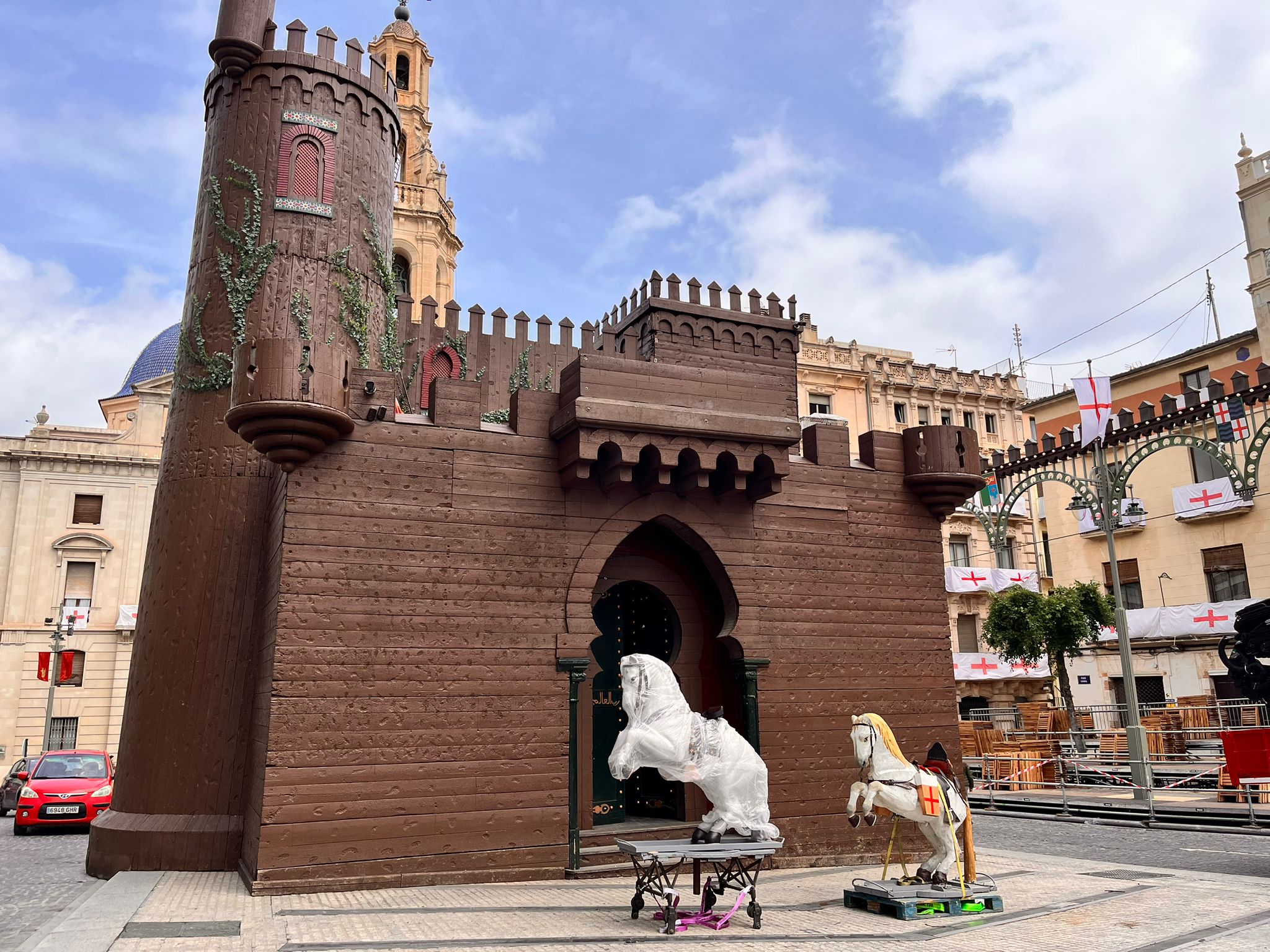 Cavall de Sant Jordi abans de ser descobert