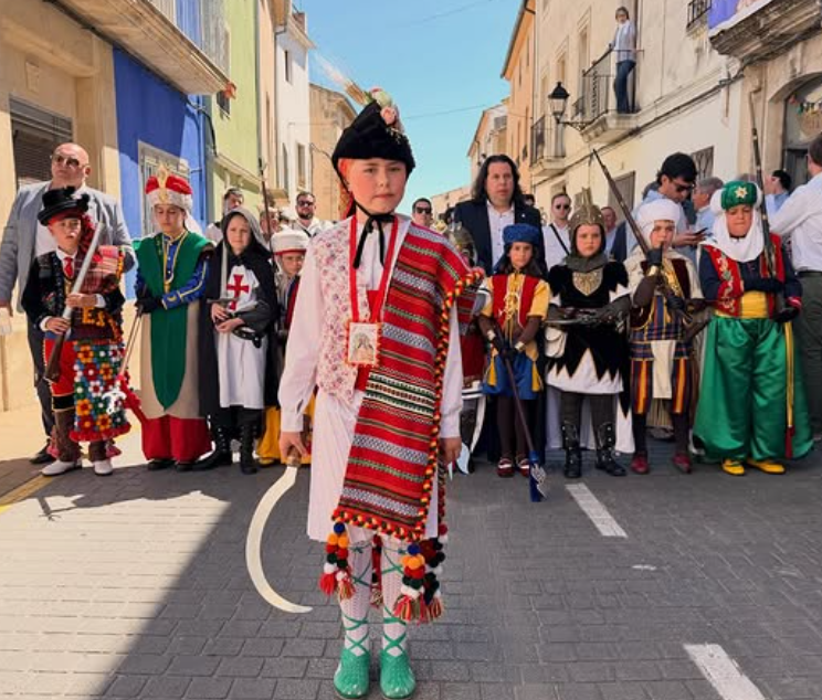 Els representants festers infantils.