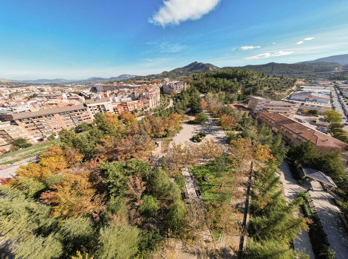 Vista des de l'aire del Parc de la Zona Nord