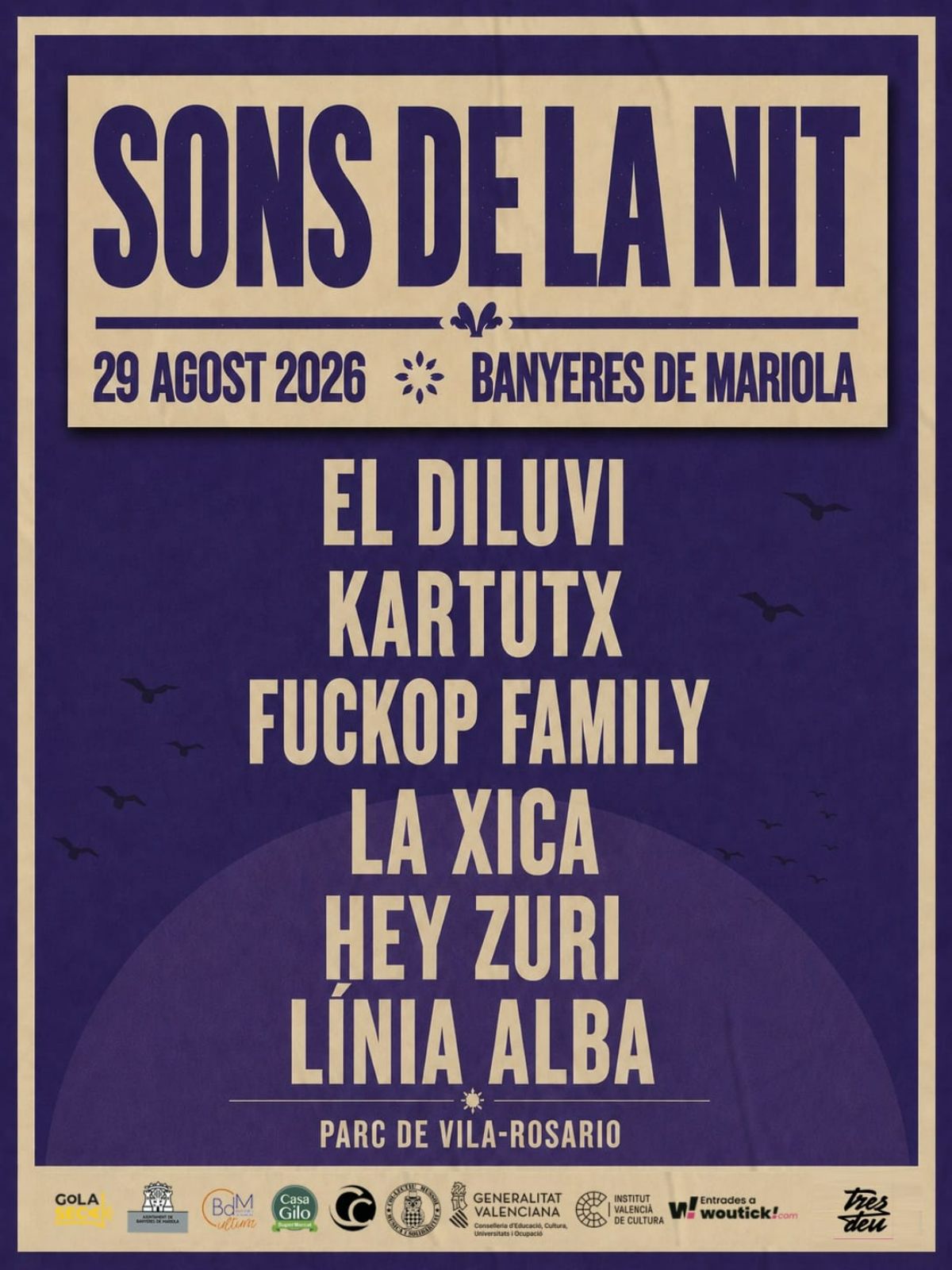 Cartell Sonsde la Nit 2026