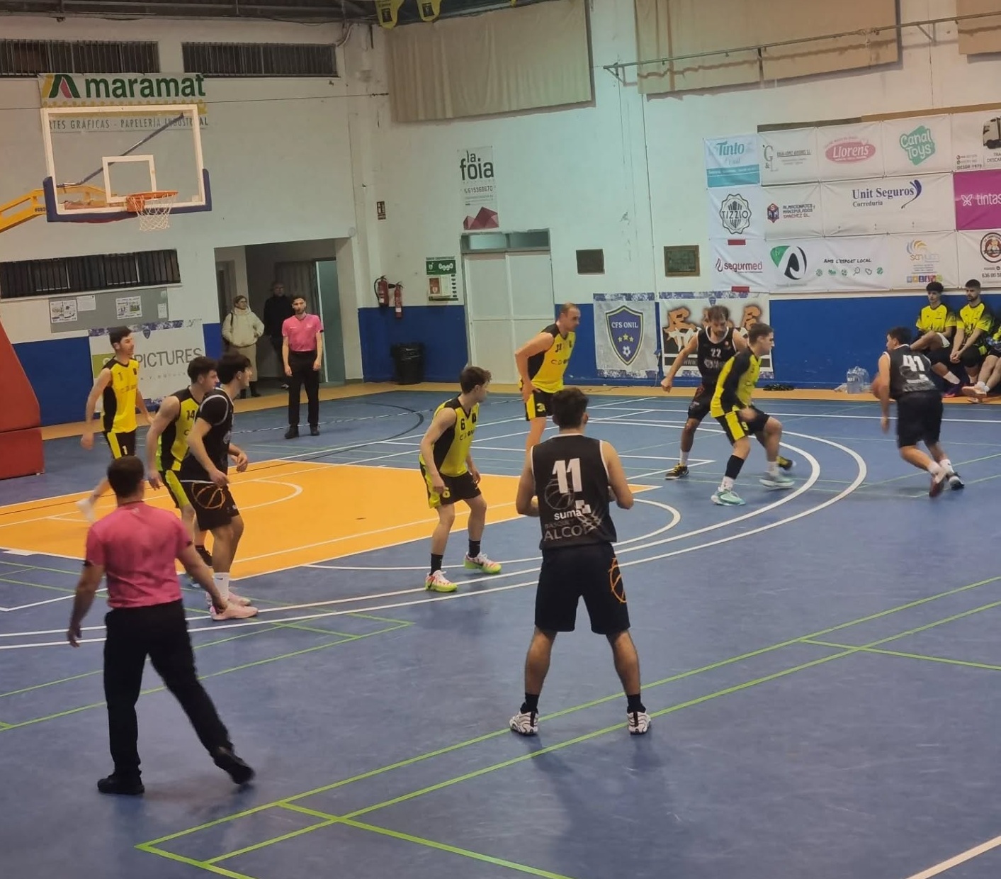 L'equip masculí del Nou Bàsquet Alcoi