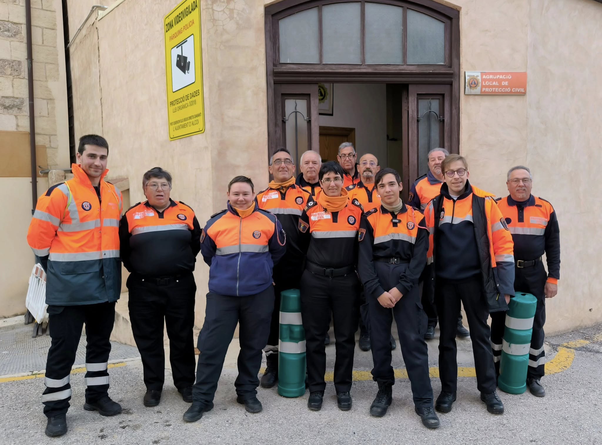 Alguns dels voluntaris. 