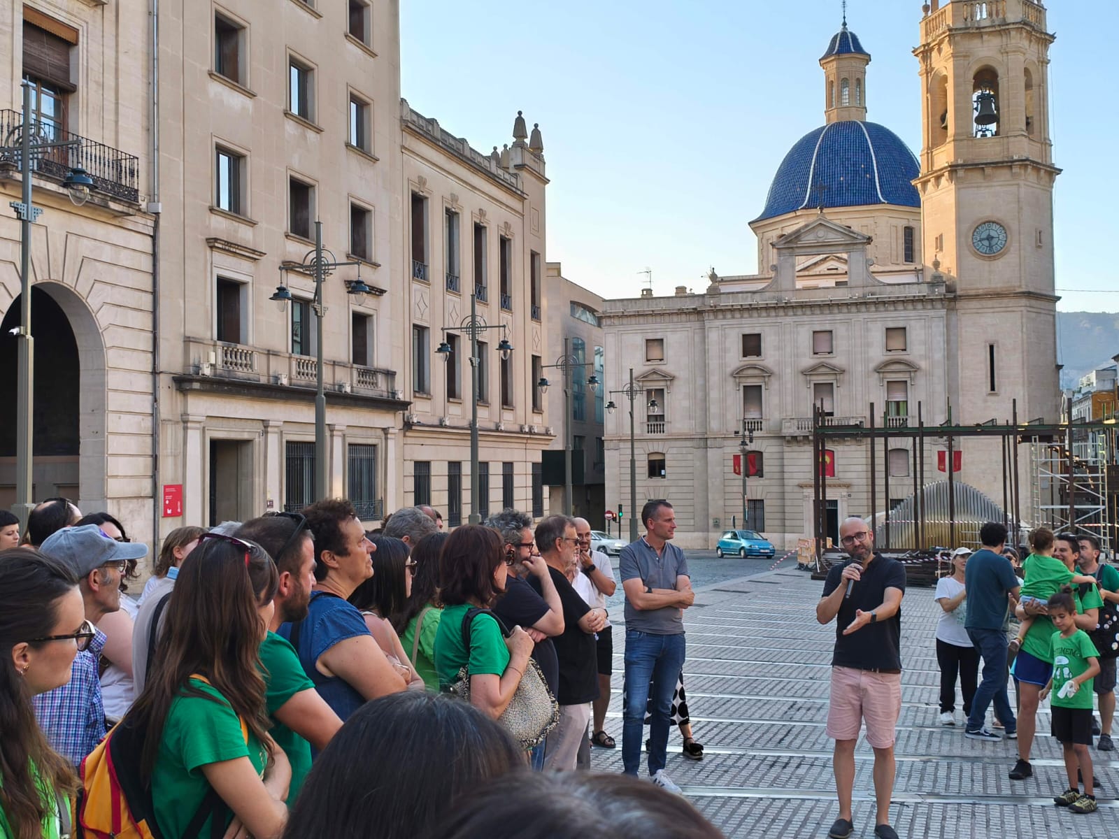 Concentració a la plaça