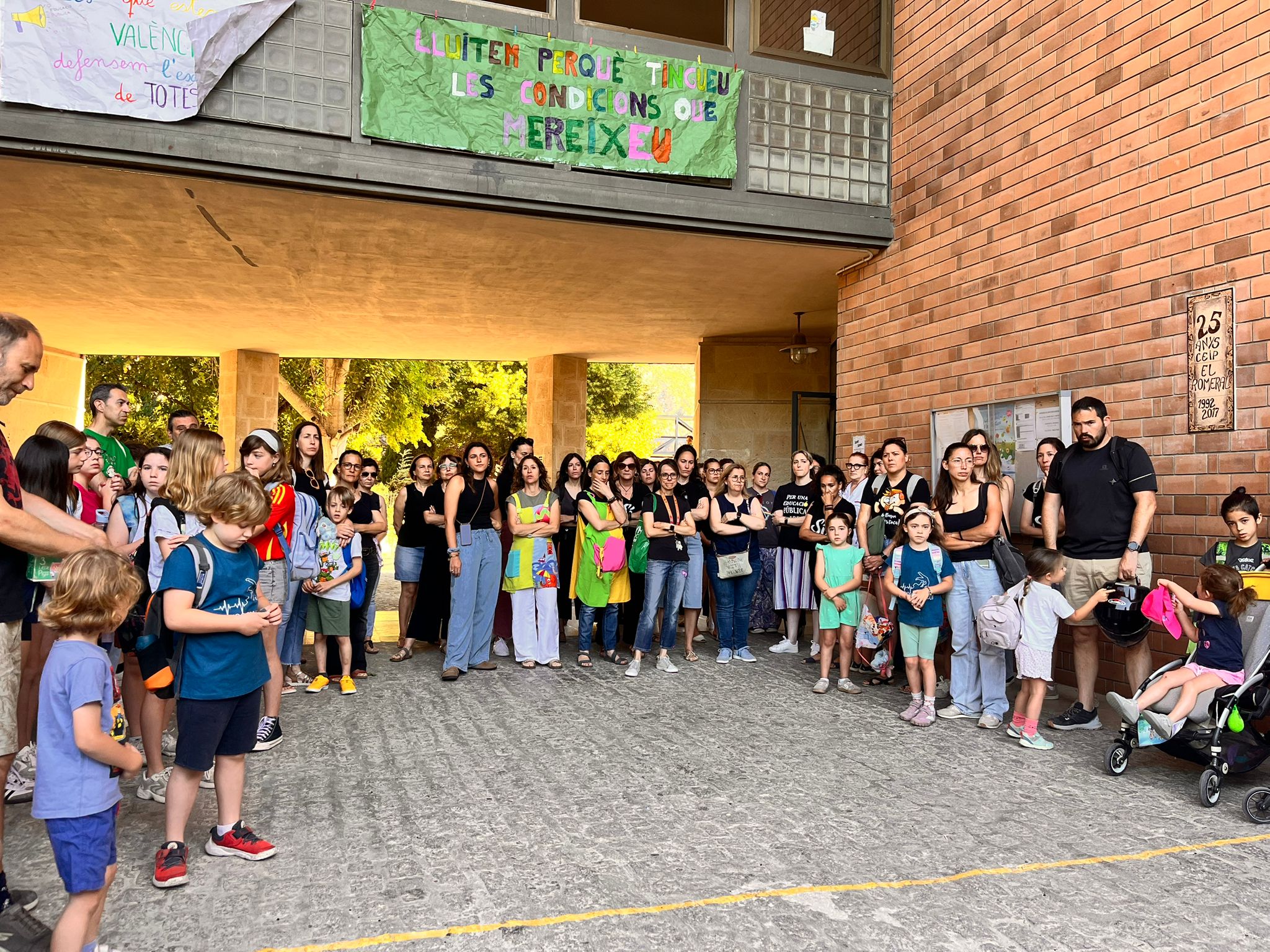 Concentració al Romeral