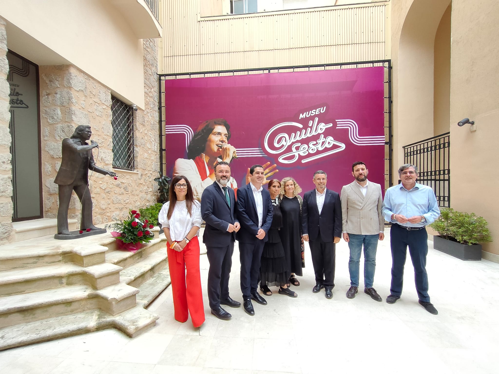 Acte d'inauguració del museu.