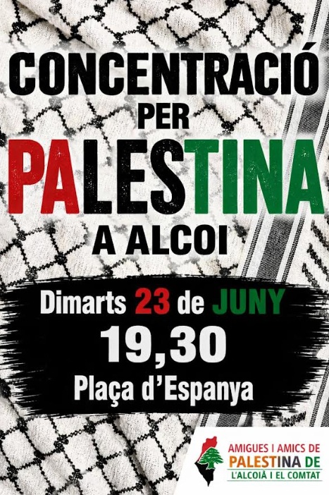 Cartell de la concentració del 23 de juny