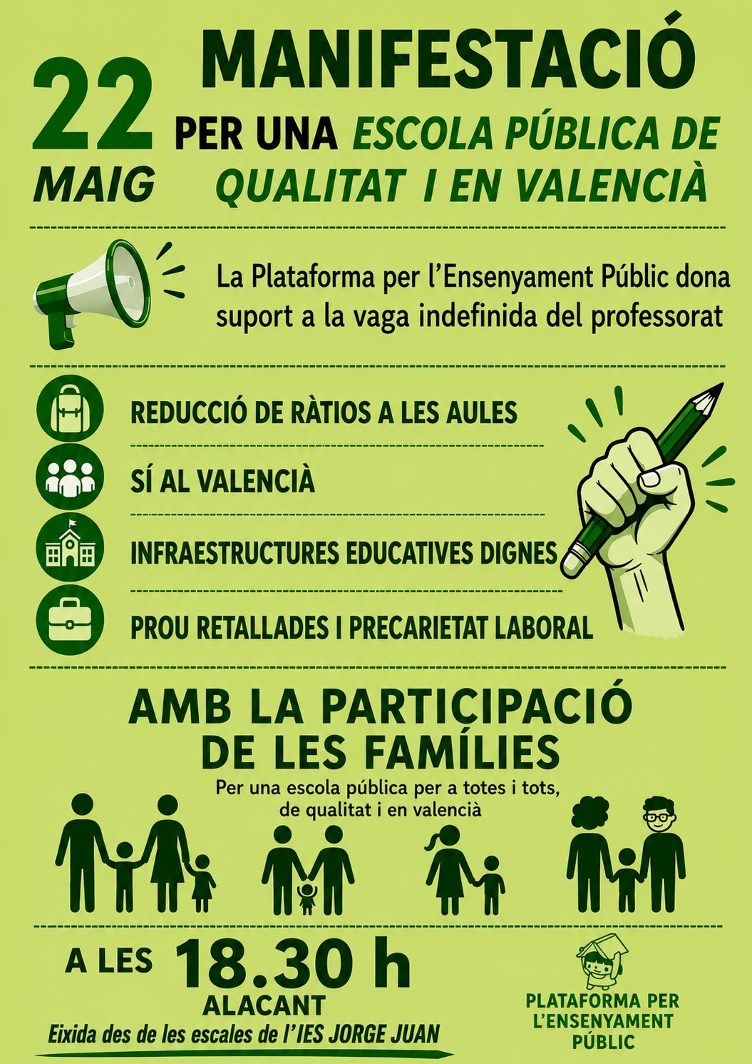 Manifestació a Alacant