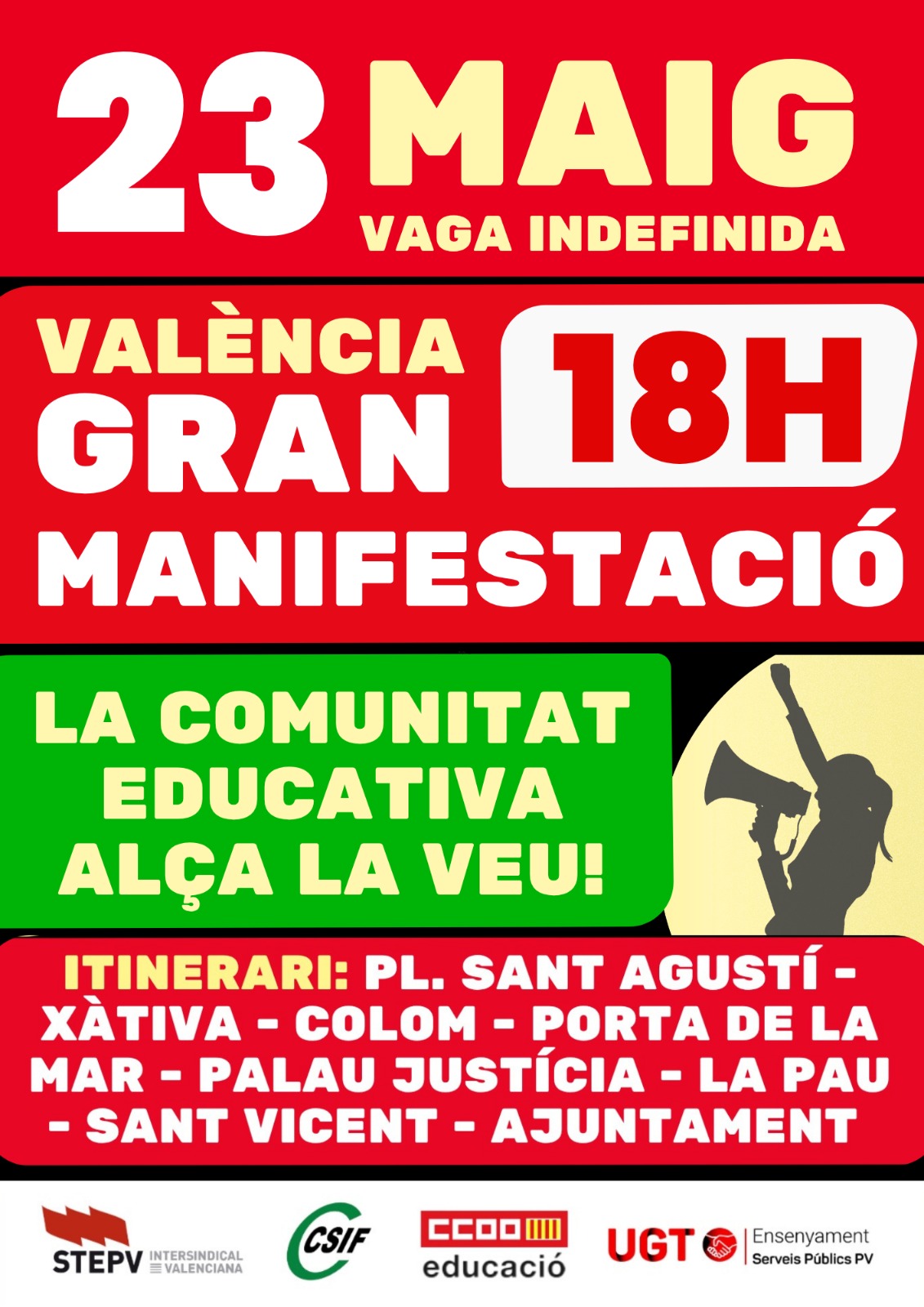 Manifestació a València