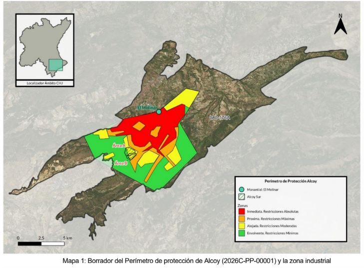 Perímetre de protecció / Font: Informe CHX. Maig del 2026