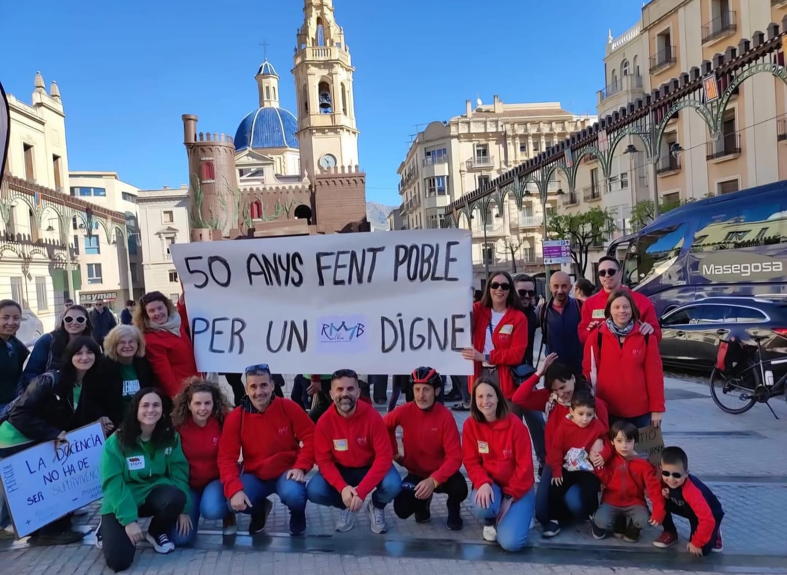 Reivindicació del CEIP Real Blanc de Cocentaina a la vaga educativa