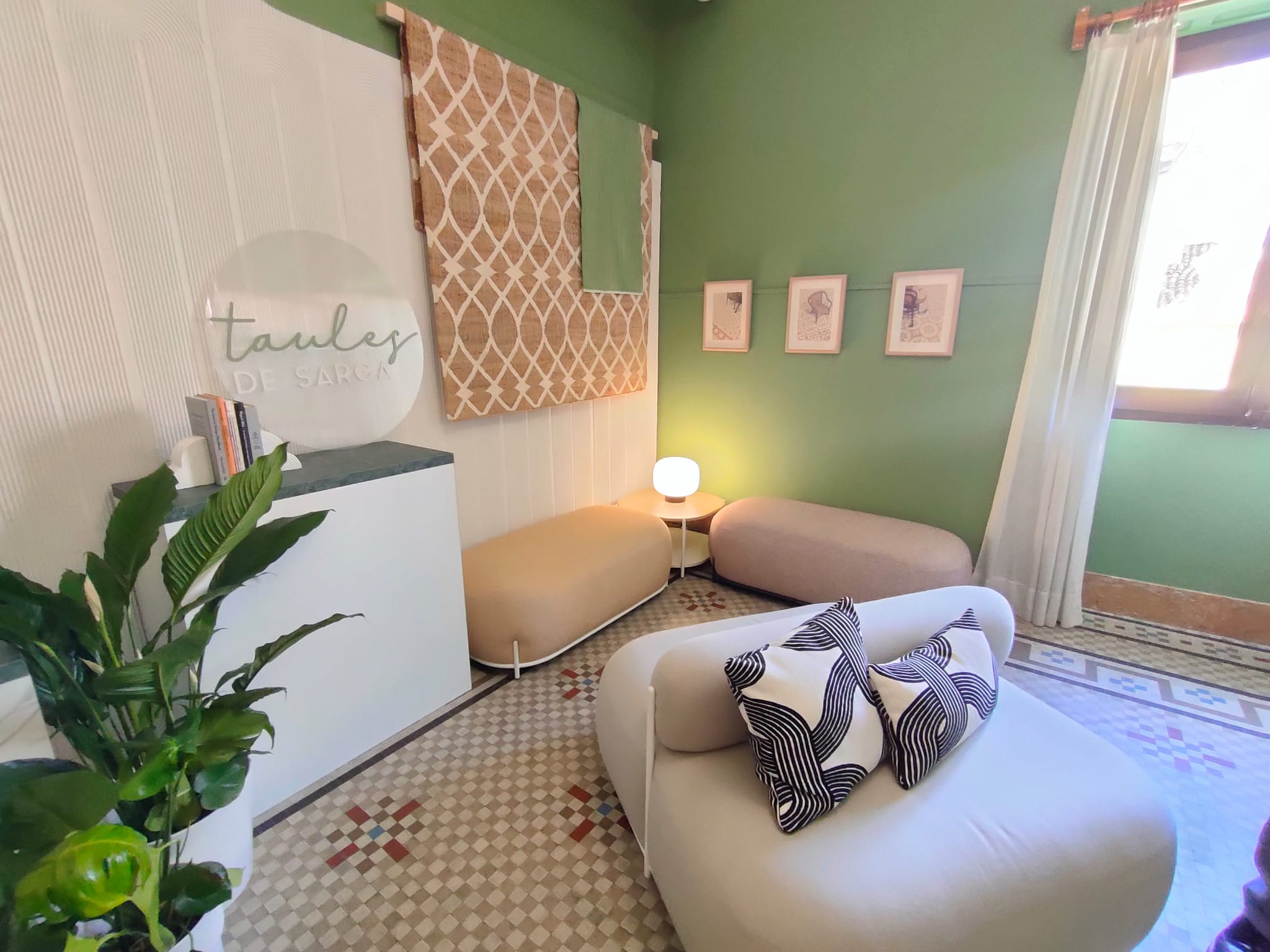 El primer espai fet per l'estudi de Pilar Molina. 